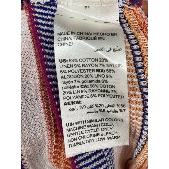 Chicos 3 Extra Large XL Tunic Linen Top Blouse - Picture 8 of 9